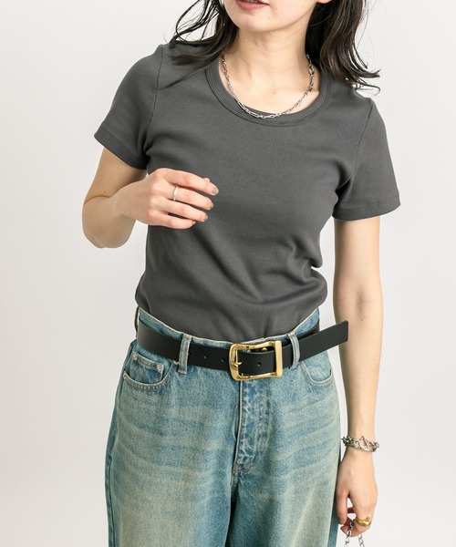 RIVE DROITE（リヴドロワ）の「MONN.:. (モン)/メタルベルト（ベルト・レディース・ブラック/ダークブラウン・FREE）」の4枚目の写真