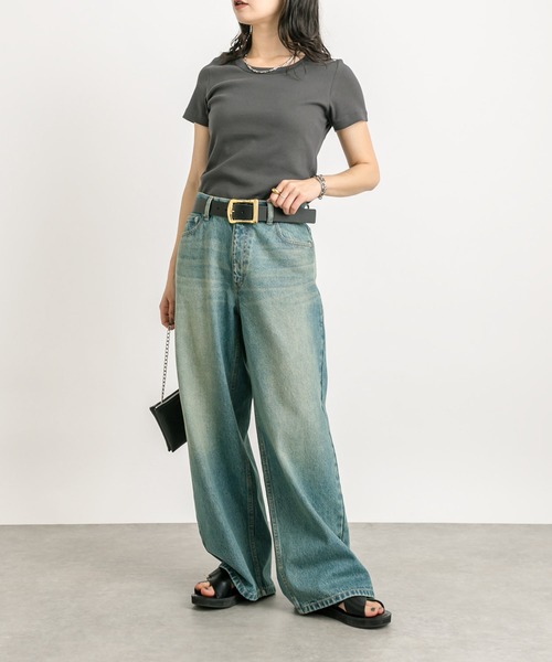 RIVE DROITE（リヴドロワ）の「MONN.:. (モン)/メタルベルト（ベルト・レディース・ブラック/ダークブラウン・FREE）」の5枚目の写真