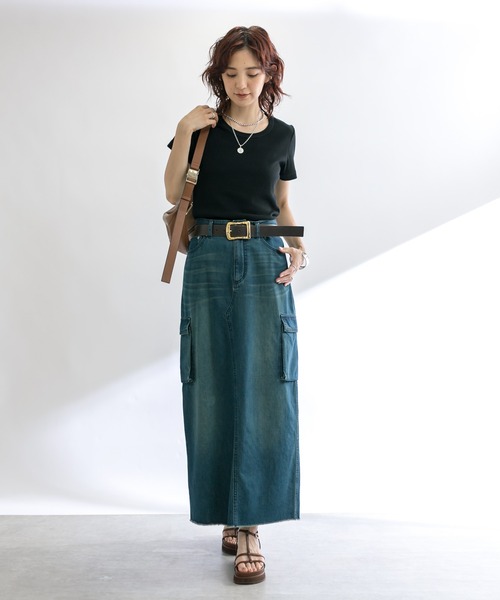 RIVE DROITE（リヴドロワ）の「MONN.:. (モン)/メタルベルト（ベルト・レディース・ブラック/ダークブラウン・FREE）」の8枚目の写真