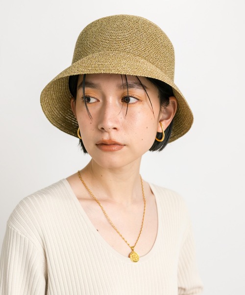 RIVE DROITE（リヴドロワ）の「バケットハット（ハット・レディース・ブラウン/ブラック・FREE）」の5枚目の写真