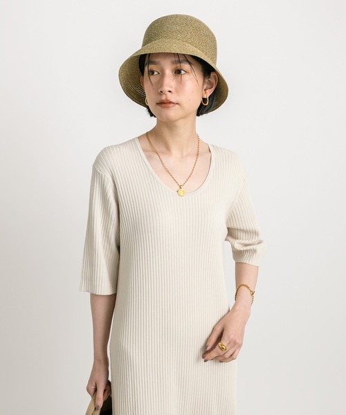 RIVE DROITE（リヴドロワ）の「バケットハット（ハット・レディース・ブラウン/ブラック・FREE）」の3枚目の写真