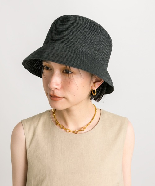 RIVE DROITE（リヴドロワ）の「バケットハット（ハット・レディース・ブラウン/ブラック・FREE）」の12枚目の写真