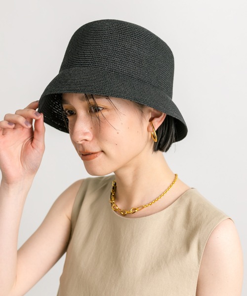 RIVE DROITE（リヴドロワ）の「バケットハット（ハット・レディース・ブラウン/ブラック・FREE）」の20枚目の写真