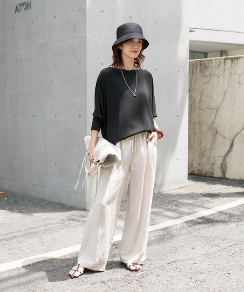 RIVE DROITE（リヴドロワ）の「バケットハット（ハット・レディース・ブラウン/ブラック・FREE）」の18枚目の写真