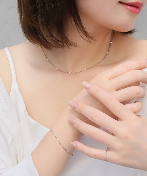 blackdia ocean（ブラックダイヤオーシャン）の「blackdia ocean グリッターチェーンブレスレット（ブレスレット・レディース・ピンクゴールド/ゴールド/シルバー・FREE）」の16枚目の写真