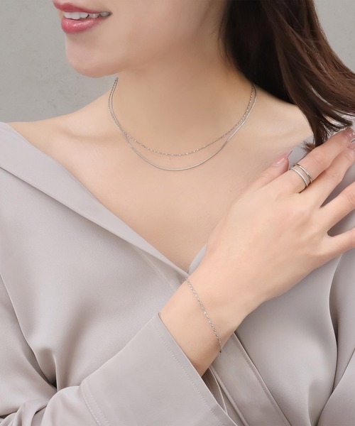 blackdia ocean（ブラックダイヤオーシャン）の「blackdia ocean グリッターチェーンブレスレット（ブレスレット・レディース・ピンクゴールド/ゴールド/シルバー・FREE）」の22枚目の写真