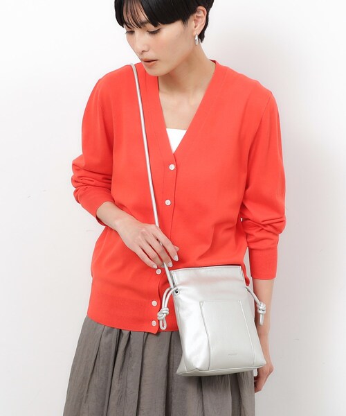 OPAQUE.CLIP（オペークドットクリップ）の「◆サイドドロストミニショルダーバッグ（ショルダーバッグ・レディース・ベージュ系1/ホワイト系3/シルバー/ブラック・00）」の10枚目の写真