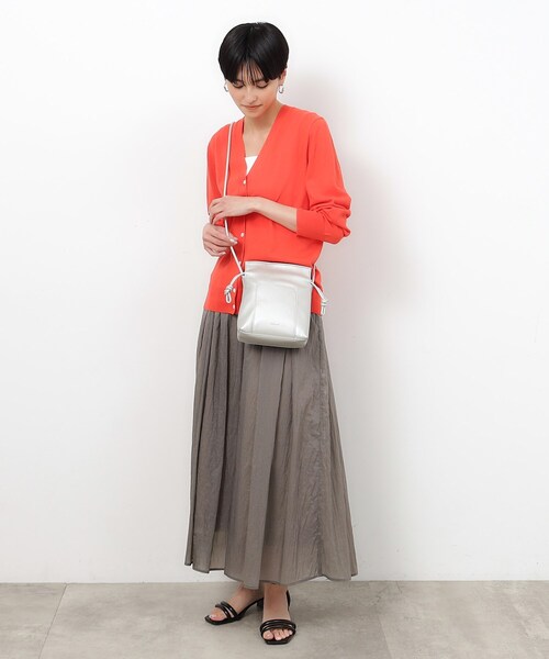 OPAQUE.CLIP（オペークドットクリップ）の「◆サイドドロストミニショルダーバッグ（ショルダーバッグ・レディース・ベージュ系1/ホワイト系3/シルバー/ブラック・00）」の11枚目の写真