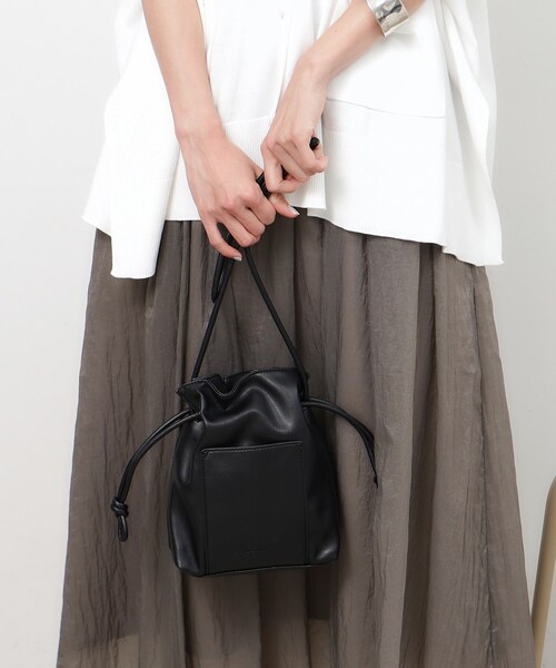 OPAQUE.CLIP（オペークドットクリップ）の「◆サイドドロストミニショルダーバッグ（ショルダーバッグ・レディース・ベージュ系1/ホワイト系3/シルバー/ブラック・00）」の12枚目の写真