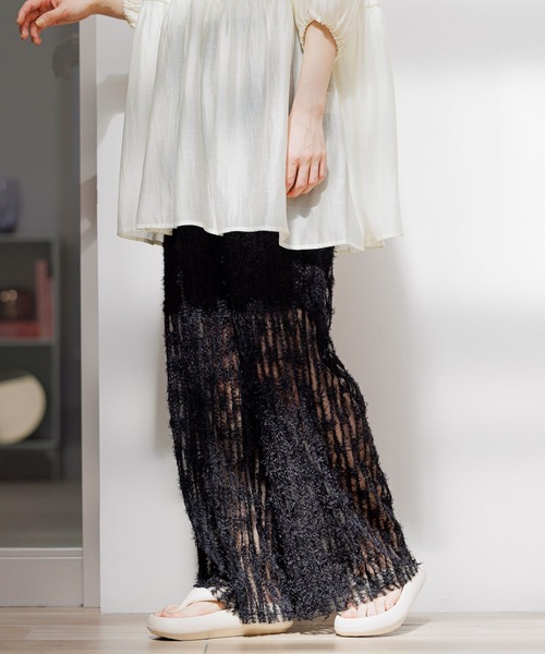 LAKOLE（ラコレ）の「フェザーチュールパンツ / 124145（その他パンツ
