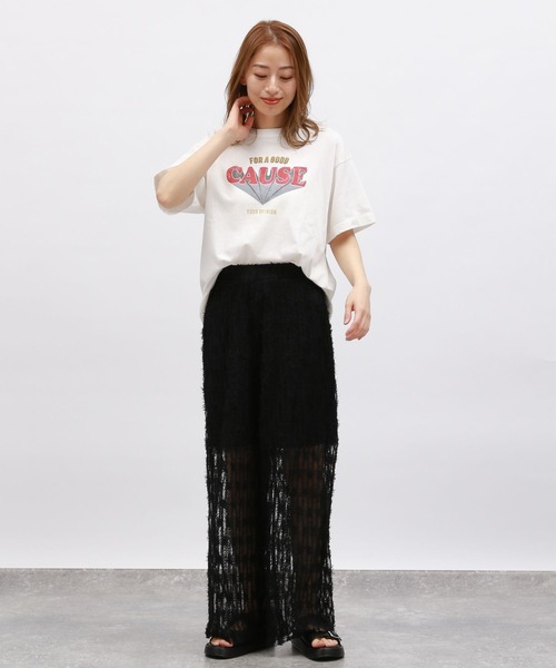 LAKOLE(ラコレ)の「フェザーチュールパンツ / 124145(その他パンツ・レディース・グレイッシュベージュ/ブラック/アイボリー・MEDIUM/SMALL)」の19枚目の写真