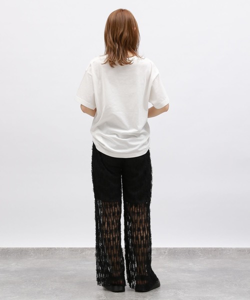 LAKOLE(ラコレ)の「フェザーチュールパンツ / 124145(その他パンツ・レディース・グレイッシュベージュ/ブラック/アイボリー・MEDIUM/SMALL)」の21枚目の写真