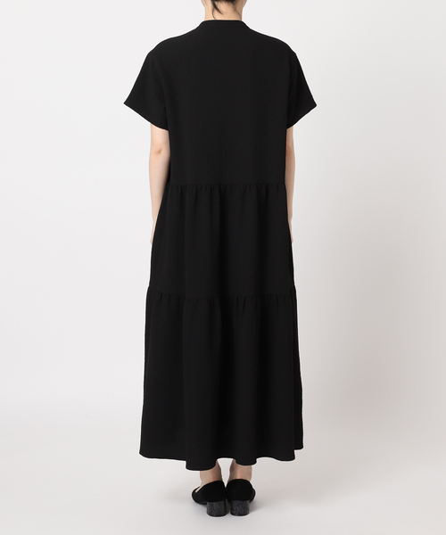 JOURNAL STANDARD relume(ジャーナルスタンダード レリューム)の「リップクレープティアードワンピース(シャツワンピース・レディース・ブラック/ブラウン/ブルー系その他・FREE)」の21枚目の写真