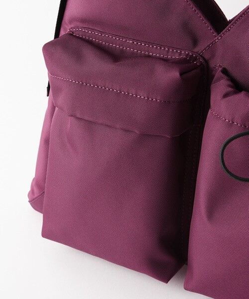 BEAUTY&YOUTH UNITED ARROWS（ビューティーアンドユースユナイテッドアローズ）の「フロント ダブルポケット トライアングル バッグ -3WAY-（ショルダーバッグ・レディース・ブラック/パープル・FREE）」の13枚目の写真