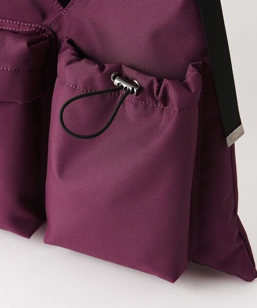 BEAUTY&YOUTH UNITED ARROWS（ビューティーアンドユースユナイテッドアローズ）の「フロント ダブルポケット トライアングル バッグ -3WAY-（ショルダーバッグ・レディース・ブラック/パープル・FREE）」の14枚目の写真
