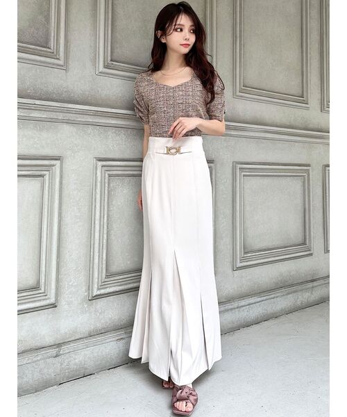 セール】カットツイードトップス（Tシャツ/カットソー