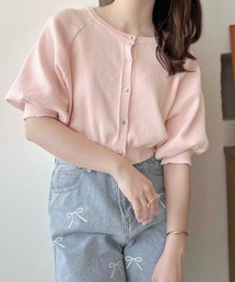 apres jour clair | 【apres jour clair】ハートボタン袖ボリュームカーディガン【ZOZOTOWN限定アイテム】(カーディガン/ボレロ)