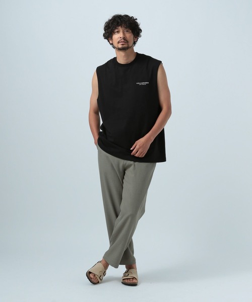 VIOLA&ROSES(ヴィオラアンドローゼズ)の「【VIOLA&ROSES】別注ノースリーブ(タンクトップ・メンズ・ブラック/グレー・MEDIUM/LARGE)」の5枚目の写真