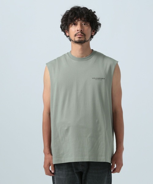 VIOLA&ROSES(ヴィオラアンドローゼズ)の「【VIOLA&ROSES】別注ノースリーブ(タンクトップ・メンズ・ブラック/グレー・MEDIUM/LARGE)」の7枚目の写真