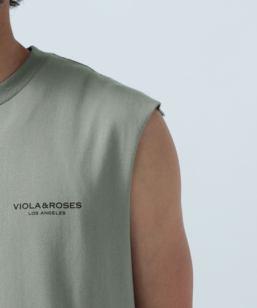 VIOLA&ROSES(ヴィオラアンドローゼズ)の「【VIOLA&ROSES】別注ノースリーブ(タンクトップ・メンズ・ブラック/グレー・MEDIUM/LARGE)」の11枚目の写真