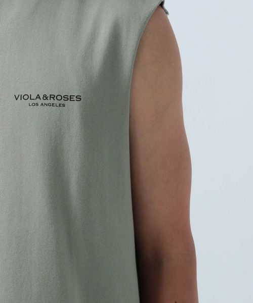 VIOLA&ROSES(ヴィオラアンドローゼズ)の「【VIOLA&ROSES】別注ノースリーブ(タンクトップ・メンズ・ブラック/グレー・MEDIUM/LARGE)」の12枚目の写真
