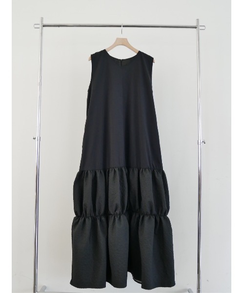 TRUNC（トランクエイティーエイト）の「Jacquard Combi Dress（ワンピース・レディース・ブラック/アイボリー・FREE）」の13枚目の写真