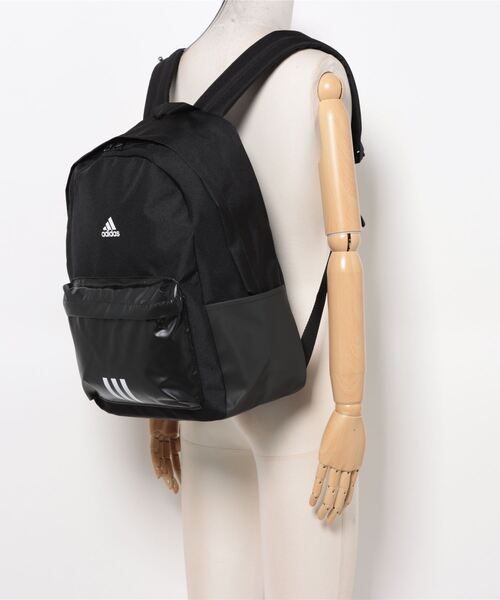 adidas(アディダス)の「《adidas》クラシック BOS 3ST バックパック(バックパック/リュック・メンズ・ブラック×ホワイト・フリー)」の5枚目の写真
