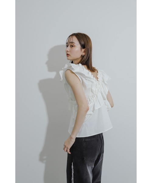 Ron Herman - 新品 MARILYN MOON 2way フリルノースリーブ 定価22000円 MARILYN MOON(マリリンムーン)｜2wayスパイラルラッフルスリーブ