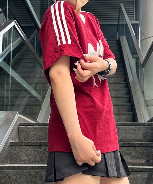 tシャツ A'GEM/9 × .kom 「CORYSTUDIO/コリースタジオ」リボンラグランカットソー レディース A'GEM/9 × .kom 『CORYSTUDIO/コリースタジオ』リボンラグラン