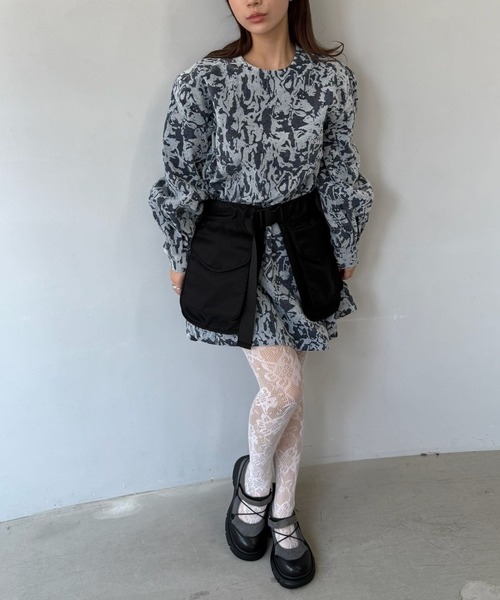 Se ジャガードミニドレス【SANSeLF】sanwt24a006（ワンピース