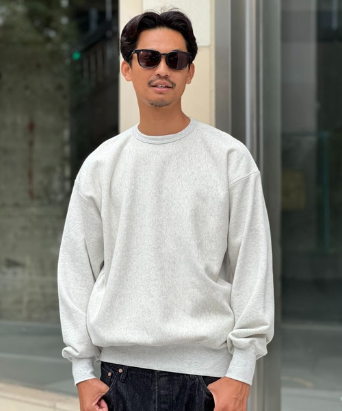 MAGIC NUMBER（マジック ナンバー）の「【MAGIC NUMBER】STOCK LOGO REVERSE WEAVE CREW SWEAT / ストック ロゴ リバースウィーブ クルースウェット（スウェット・メンズ・ブラック/オートミール/オリーブ・MEDIUM/LARGE/X-LARGE）」の18枚目の写真