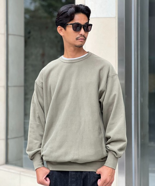 MAGIC NUMBER（マジック ナンバー）の「【MAGIC NUMBER】STOCK LOGO REVERSE WEAVE CREW SWEAT / ストック ロゴ リバースウィーブ クルースウェット（スウェット・メンズ・ブラック/オートミール/オリーブ・MEDIUM/LARGE/X-LARGE）」の19枚目の写真