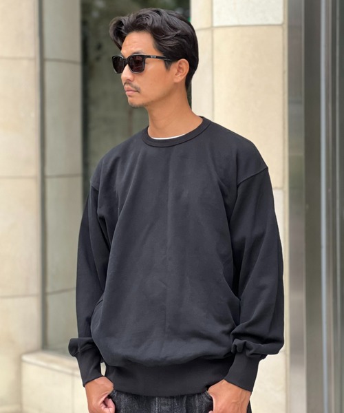 MAGIC NUMBER（マジック ナンバー）の「【MAGIC NUMBER】STOCK LOGO REVERSE WEAVE CREW SWEAT / ストック ロゴ リバースウィーブ クルースウェット（スウェット・メンズ・ブラック/オートミール/オリーブ・MEDIUM/LARGE/X-LARGE）」の17枚目の写真