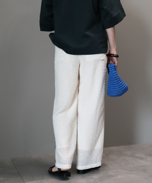 AMERICAN HOLIC(アメリカンホリック)の「刺繍スクエアパンツ(その他パンツ・レディース・アイボリー/ブラック・S/M/L)」の10枚目の写真