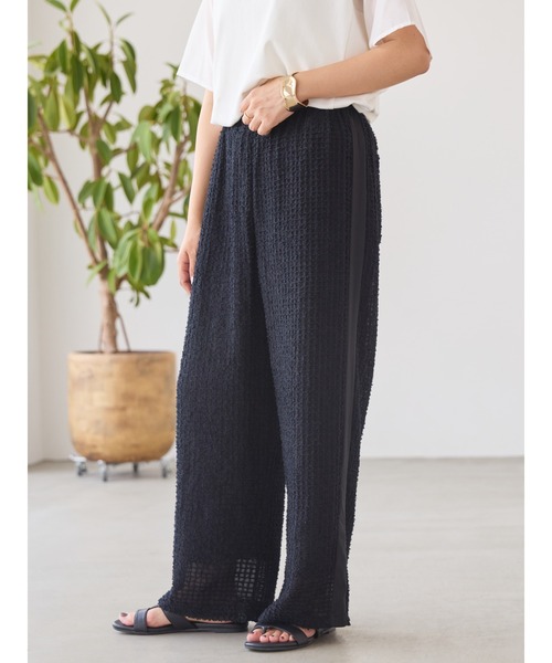 AMERICAN HOLIC(アメリカンホリック)の「刺繍スクエアパンツ(その他パンツ・レディース・アイボリー/ブラック・S/M/L)」の20枚目の写真