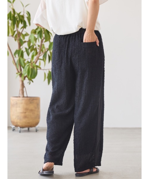 AMERICAN HOLIC(アメリカンホリック)の「刺繍スクエアパンツ(その他パンツ・レディース・アイボリー/ブラック・S/M/L)」の16枚目の写真