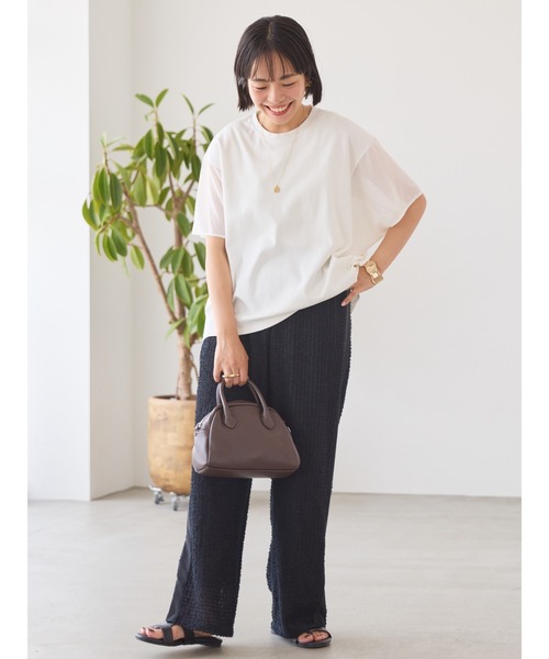 AMERICAN HOLIC(アメリカンホリック)の「刺繍スクエアパンツ(その他パンツ・レディース・アイボリー/ブラック・S/M/L)」の14枚目の写真