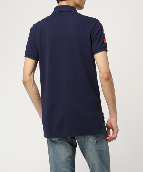 POLO RALPH LAUREN（ポロ ラルフ ローレン）の「カスタムフィット Big Pony ポロシャツ（ポロシャツ・メンズ・ブルー/ネイビー/レッド/ホワイト・LARGE/MEDIUM/SMALL/X-LARGE/X-SMALL）」の6枚目の写真