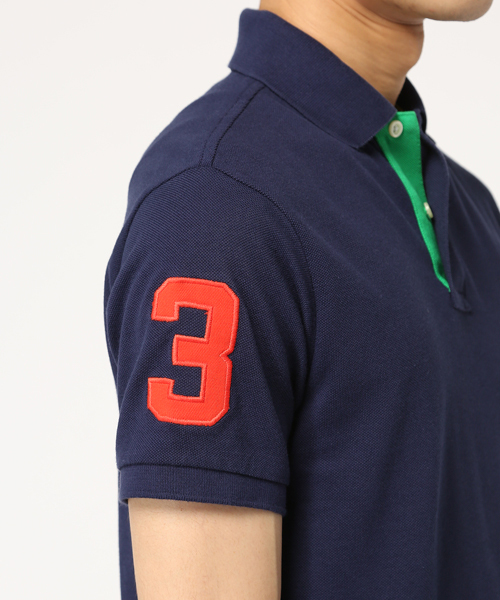 POLO RALPH LAUREN（ポロ ラルフ ローレン）の「カスタムフィット Big Pony ポロシャツ（ポロシャツ・メンズ・ブルー/ネイビー/レッド/ホワイト・LARGE/MEDIUM/SMALL/X-LARGE/X-SMALL）」の8枚目の写真