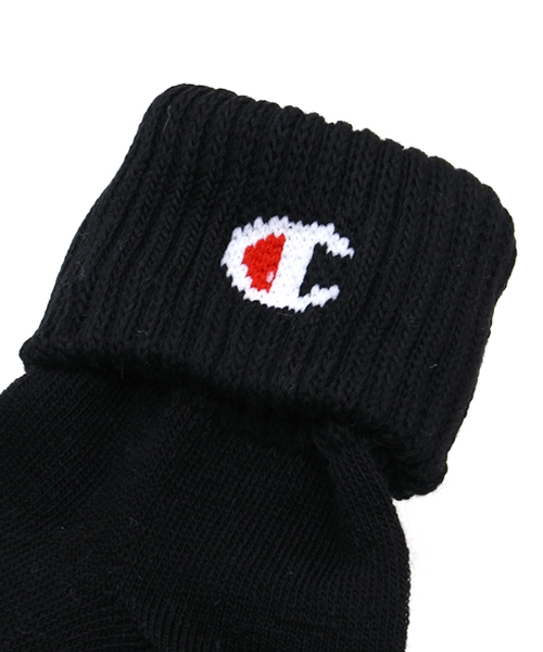 Champion（チャンピオン）の「【Champion/チャンピオン】ノンパイル2P折り返しソックス（ソックス/靴下・レディース・ブラック/ホワイト・ﾌﾘ-）」の4枚目の写真