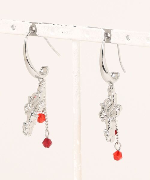 カヤ（カヤ）の「【カヤ】白金（しらかね）動物ピアス（ピアス（両耳用）・レディース・その他1/その他2/その他3・FREE）」の3枚目の写真