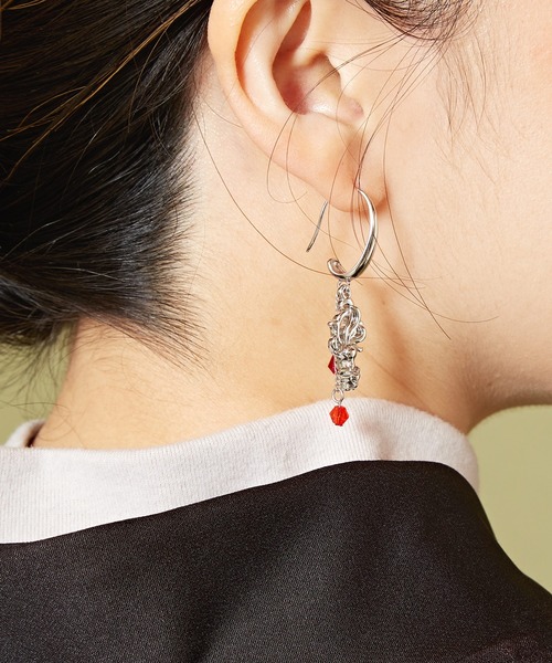 カヤ（カヤ）の「【カヤ】白金（しらかね）動物ピアス（ピアス（両耳用）・レディース・その他1/その他2/その他3・FREE）」の8枚目の写真