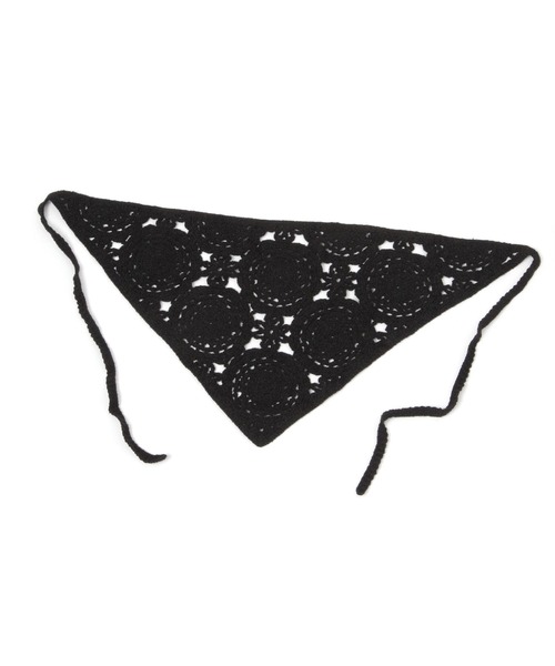 LOWRYS FARM(ローリーズファーム)の「カーチフ 142898(ストール/ショール・レディース・ブラック/アイボリー・FREE)」の14枚目の写真