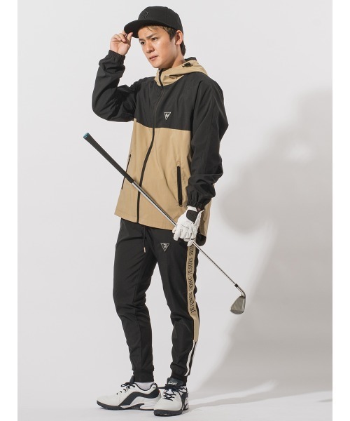 EVOLUTION(エボリューション)の「【EVOLUTION GOLF】アスレジャーでクールなマウンテンパーカー(マウンテンパーカー・メンズ・ブラック/ホワイト/ベージュ・LARGE/MEDIUM)」の10枚目の写真