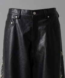 UNISEX》Artificial Leather Wide Pants/アーティフィシャル