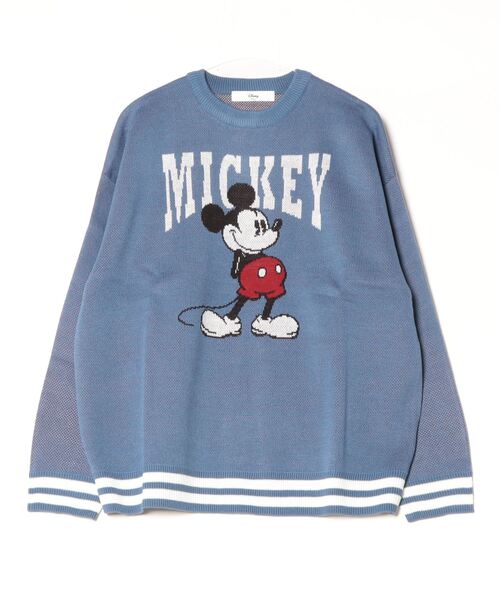 Disney(ディズニー)の「Disney(ディズニー)キャラクタージャガード編みニットセーター レディース メンズ/長袖プルオーバー(ニット/セーター・レディース・ワインレッド/グリーン/ホワイト系その他/マスタード/ベージュ/ブルー系その他/ブラック/ブルー・M/L)」の12枚目の写真