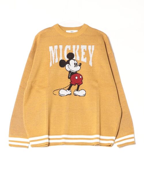 Disney(ディズニー)の「Disney(ディズニー)キャラクタージャガード編みニットセーター レディース メンズ/長袖プルオーバー(ニット/セーター・レディース・ワインレッド/グリーン/ホワイト系その他/マスタード/ベージュ/ブルー系その他/ブラック/ブルー・M/L)」の14枚目の写真