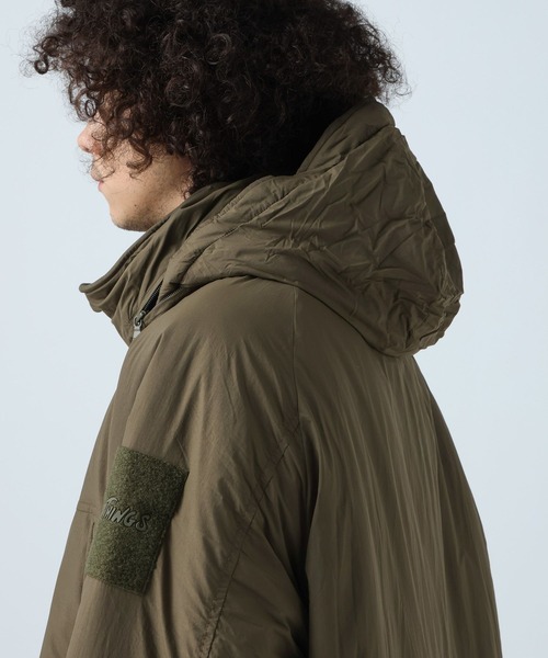 WILDTHINGS / ワイルドシングス/コート/M/ポリエステル/カーキ/無地/OT-3985 WILD THINGS（ワイルドシングス）の「【WILD THINGS/ワイルドシングス