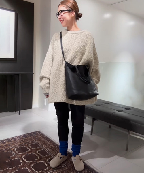 FRAMeWORK（フレームワーク）の「ウールスラブニットポンチョ（ニット/セーター・レディース・ベージュ/アイボリー・FREE）」の15枚目の写真