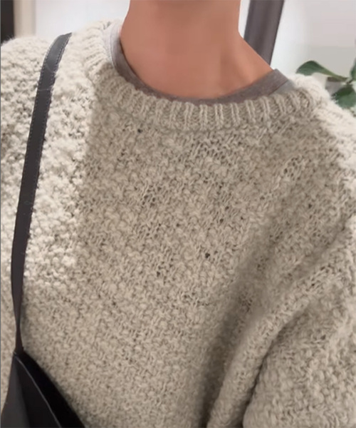 FRAMeWORK（フレームワーク）の「ウールスラブニットポンチョ（ニット/セーター・レディース・ベージュ/アイボリー・FREE）」の19枚目の写真